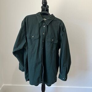 FieldMaster Men's Dark Green Flannel  Shirt size 2 XL